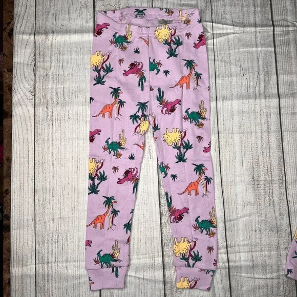 NWT Baby Gap 2 Piece Pjs lavender dinosaur print size 2T - Picture 7 of 11